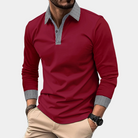 Image de variante pour Clément - Polo à manches longues - Décontracté - Hommes-17