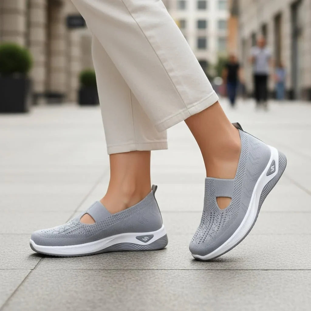 Women's Ergonomic House Slippers with Non-Slip Grip Sole – Soft Cushioned Comfort