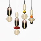 Glass Pendant Light - Colored Candy Glass Ceiling Lamp