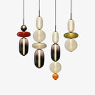 Glass Pendant Light - Colored Candy Glass Ceiling Lamp