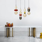 Glass Pendant Light - Colored Candy Glass Ceiling Lamp