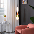 Glass Pendant Light - Colored Candy Glass Ceiling Lamp