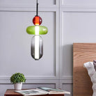 Glass Pendant Light - Colored Candy Glass Ceiling Lamp