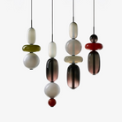 Glass Pendant Light - Colored Candy Glass Ceiling Lamp