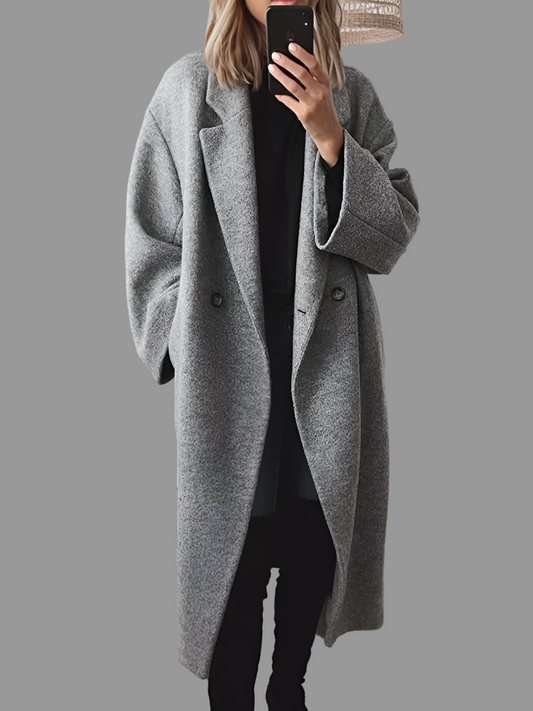 Dames Lange Jas – Comfortabel, Tijdloos Ontwerp, Geschikt voor Winter