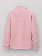 Ribbed Knit Quarter-Zip Pullover