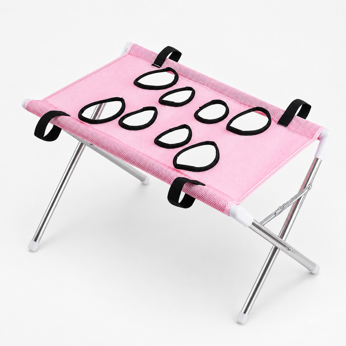 Elevated Non-Slip Dog Bath Platform – Stainless Steel