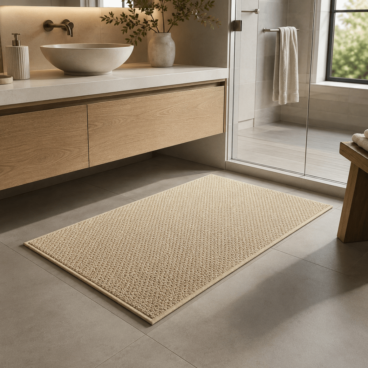 Absorbent Doormat for Indoor and Outdoor Entryways – Non-Slip, Quick-Drying