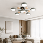 Modern Round LED Ceiling Light - Minimalist Multi-Head Fixture