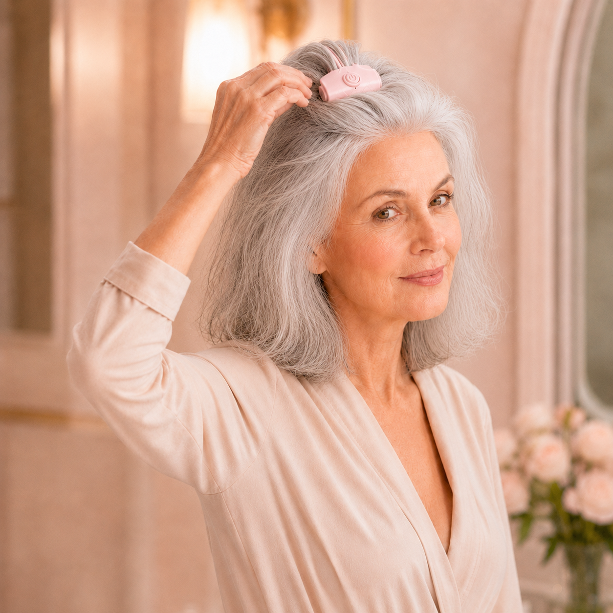 Heated Root-Lift Volumizing Hair Clip - USB Rechargeable