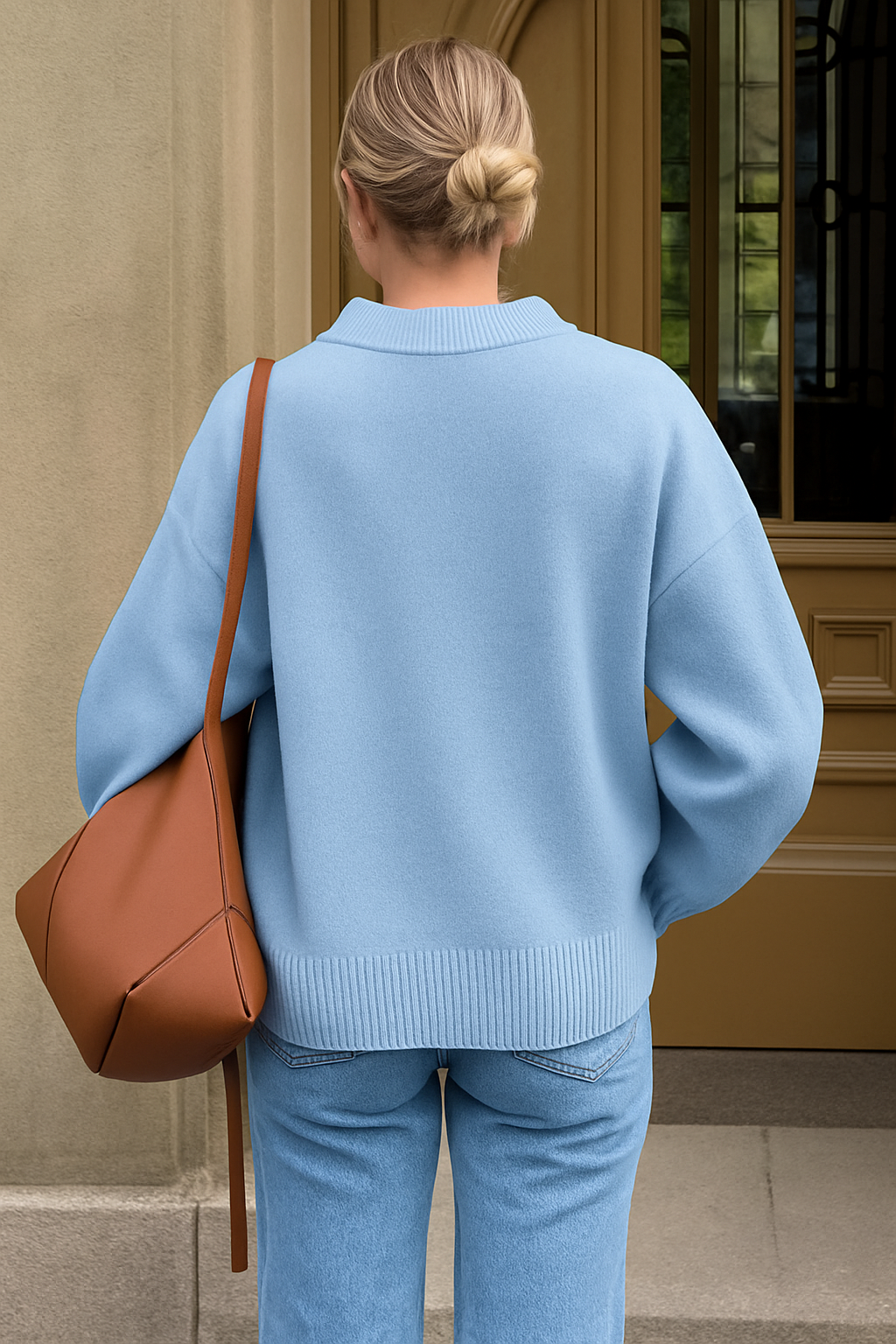 Nonna | Dames Knit Sweater met Losse Casual Fit