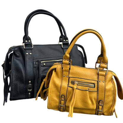 Dames Schoudertas in Zwart met Ruim Formaat