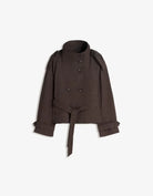 Damen Trenchcoat klassisch mit Gürtel 5