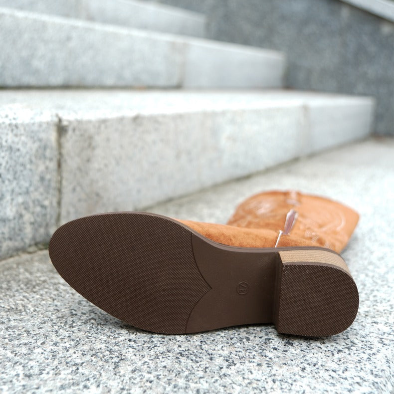 Women's Ankle Boots with Pointed Toe and Heel