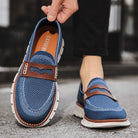 Men's Mesh Loafers - Breathable Slip-On Sneaker Loafers
