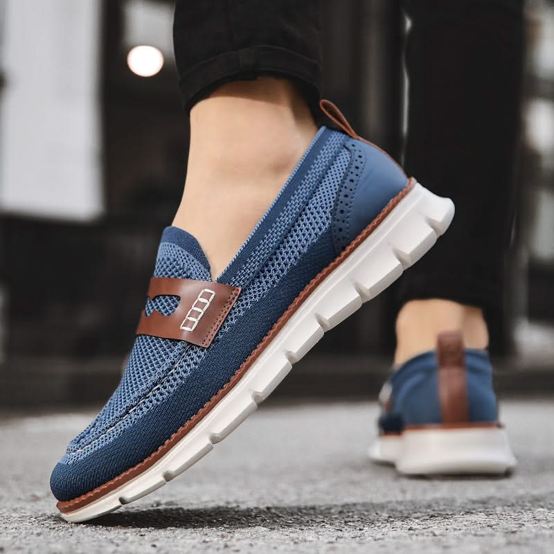 Men's Mesh Loafers - Breathable Slip-On Sneaker Loafers