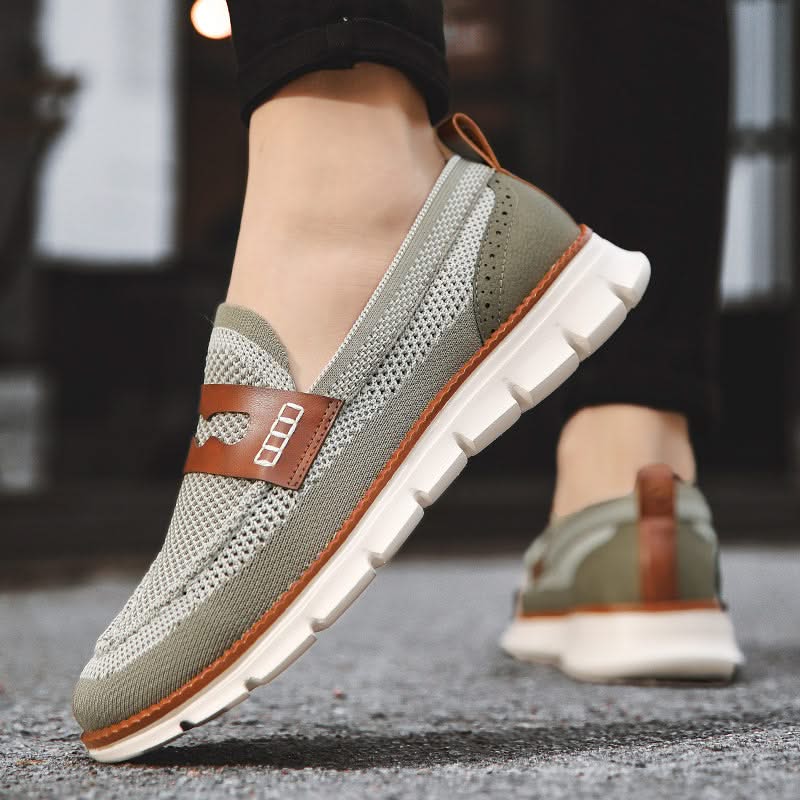Men's Mesh Loafers - Breathable Slip-On Sneaker Loafers