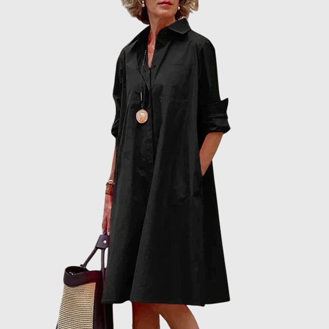 Elegant Pocket Dress for Effortless Casual Style 2