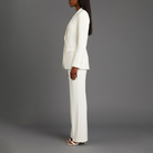 Women's Suits Tailored Long Blazer and Matching Trousers Set