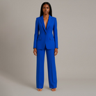 Women's Suits Tailored Long Blazer and Matching Trousers Set