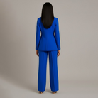 Women's Suits Tailored Long Blazer and Matching Trousers Set