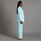 Women's Suits Tailored Long Blazer and Matching Trousers Set
