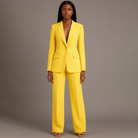 Women's Suits Tailored Long Blazer and Matching Trousers Set