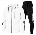 Men's Zip-Up Hooded Tracksuit Set
