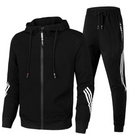 Men's Zip-Up Hooded Tracksuit Set