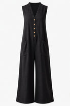 Women's Maternity Jumpsuit with Relaxed Stretch Fit and Pockets
