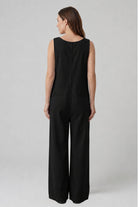 Women's Maternity Jumpsuit with Relaxed Stretch Fit and Pockets