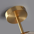 Noraya | Modern Copper Glass Ceiling Light with E27 Fitting for Hallway and Bedroom Lighting