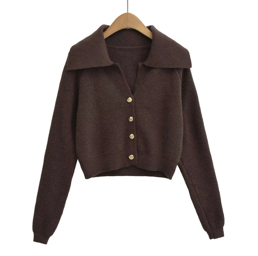 Sylvia | Dames Cropped Vest met Klassieke Kraag – Elegant en Getailleerd voor de Zomer