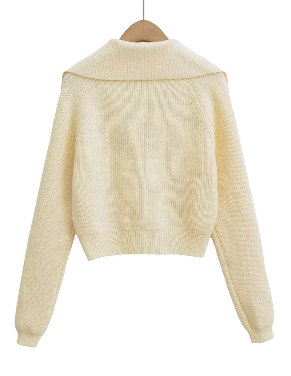 Sylvia | Dames Cropped Vest met Klassieke Kraag – Elegant en Getailleerd voor de Zomer