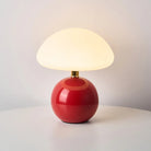 Mushroom Table Lamp - Ceramic Base with 3 LED Light Tones