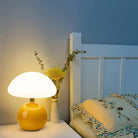 Mushroom Table Lamp - Ceramic Base with 3 LED Light Tones