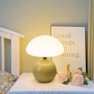 Mushroom Table Lamp - Ceramic Base with 3 LED Light Tones
