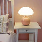 Mushroom Table Lamp - Ceramic Base with 3 LED Light Tones