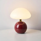 Mushroom Table Lamp - Ceramic Base with 3 LED Light Tones