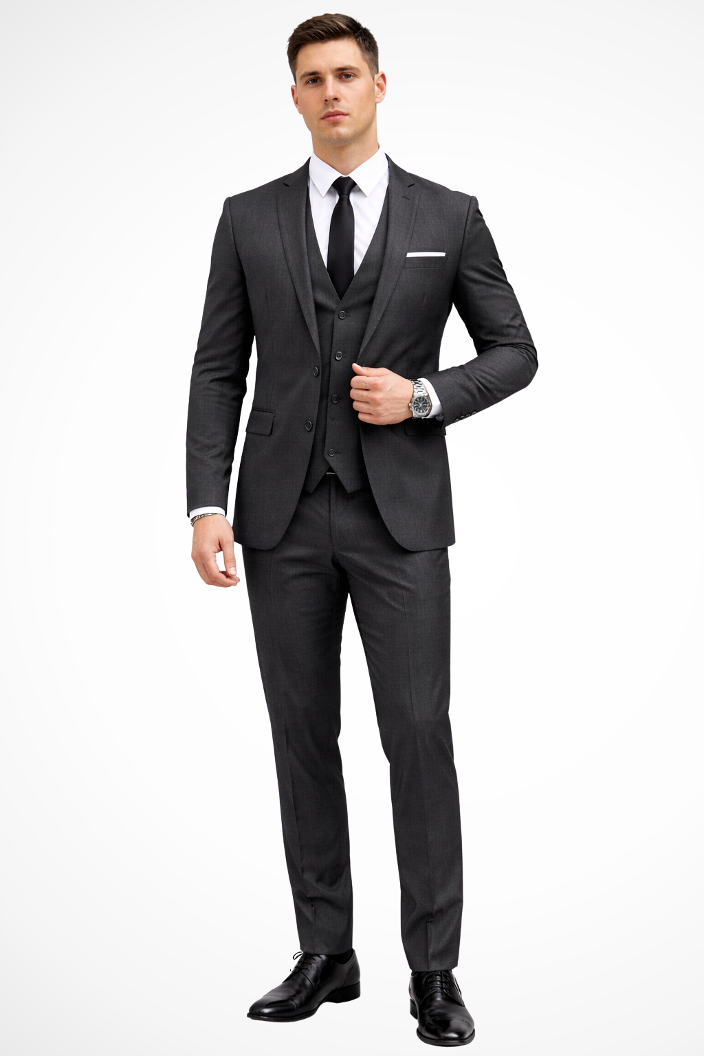 Men's 3 Piece Suit Slim Fit Notch Lapel, Occasion Suit