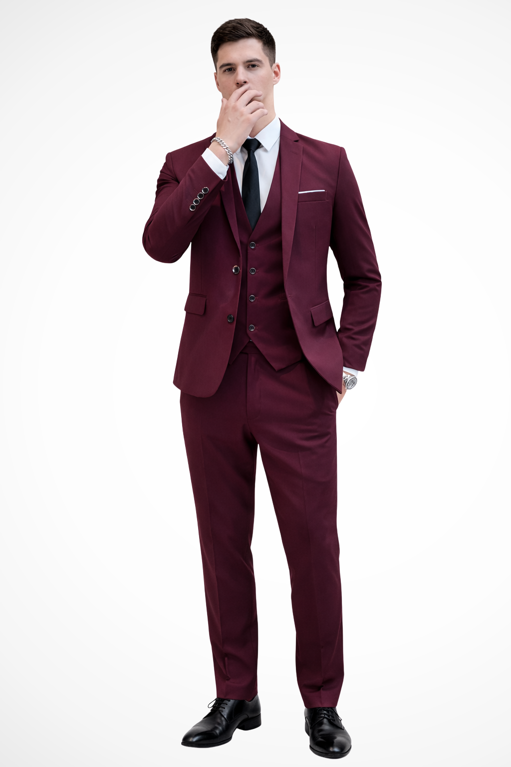Men's 3 Piece Suit Slim Fit Notch Lapel, Occasion Suit