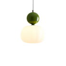 Art Deco Pendant Light - Acrylic Globe Shade Ceiling Lamp