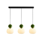 Art Deco Pendant Light - Acrylic Globe Shade Ceiling Lamp