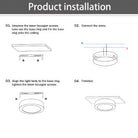 Ultratynd LED Indbygningsspot – Energibesparende Loftbelysning