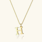 Women's Initial Pendant Necklace - Gold-Tone Letter Charm