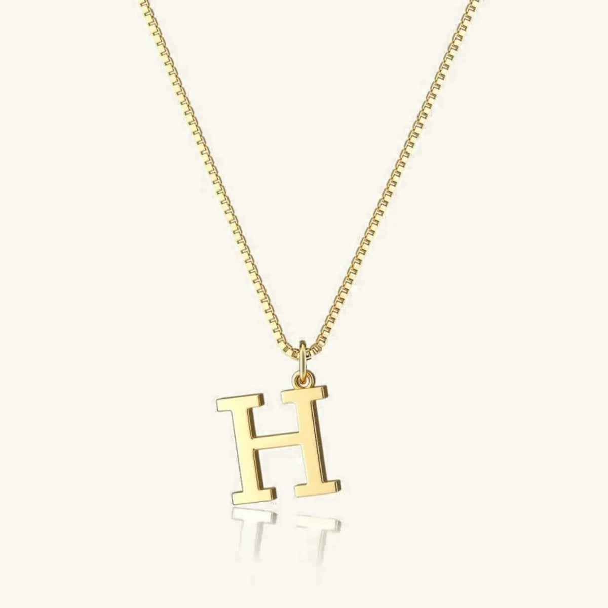 Women's Initial Pendant Necklace - Gold-Tone Letter Charm