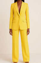 Hannah | Blazer Hosen Set für Damen Einknöpfiger Anzug Set Damen Elegant 5