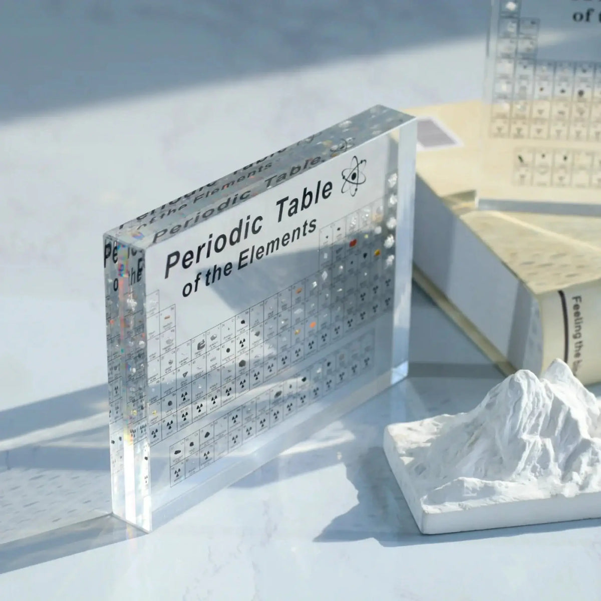 Illuminated Periodic Table Display – 83 Real Element Samples