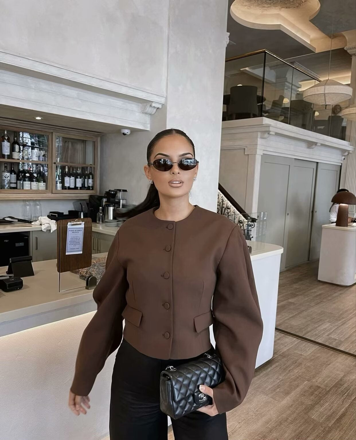 Mocha Mousse Set | Dames co-ord set met top en rok in trendkleur 2025