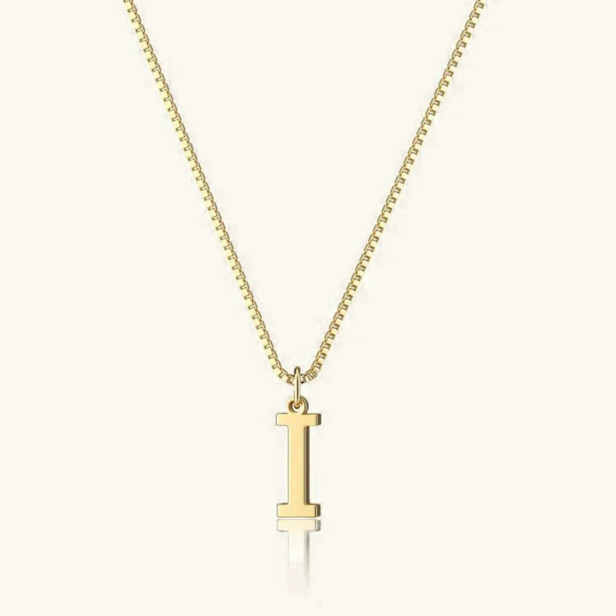 Women's Initial Pendant Necklace - Gold-Tone Letter Charm